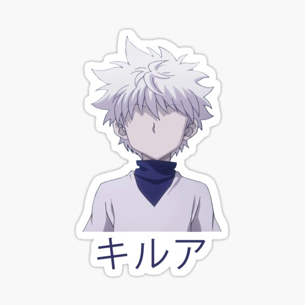 Killua Stickers Redbubble - killua roblox