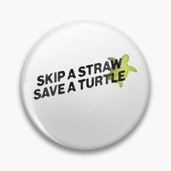Item preview, Skip A Straw Save A Turtle Vegan Planet designed and sold by thefrshmachine.