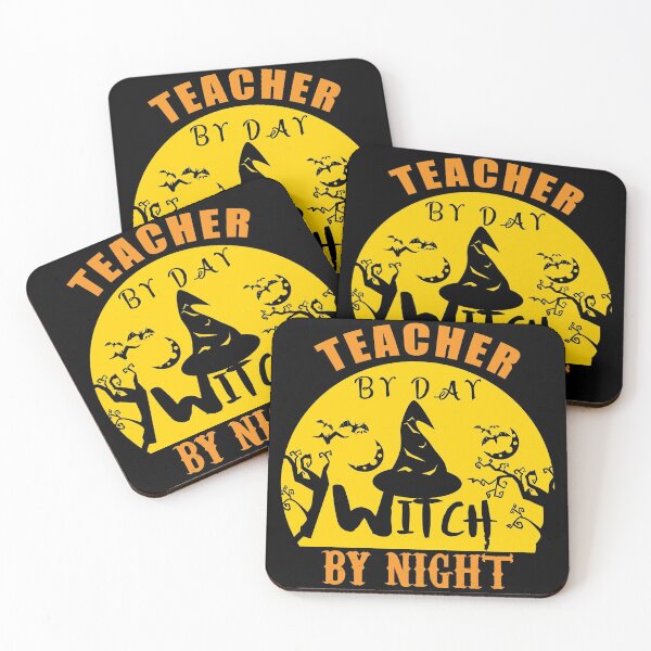 Item preview, Teacher Witch By Night Halloween Funny Costume Idea designed and sold by majidkacm.