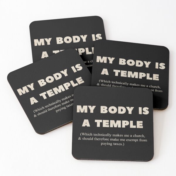 Item preview, My body is a temple - tax exempt  designed and sold by DotorEaon.