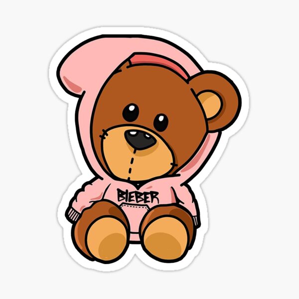 Bieber Bear Sticker