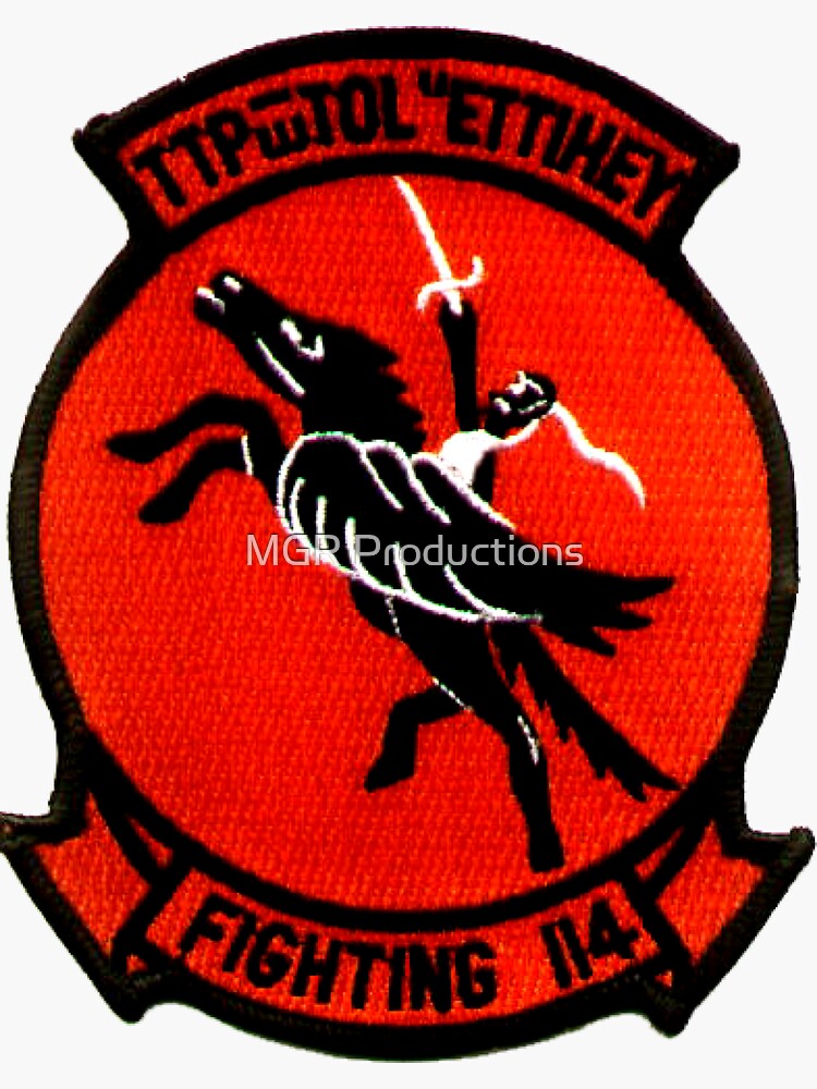 "VF-114 Aardvarks" Sticker for Sale by Quatrosales | Redbubble