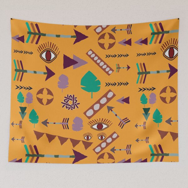 Item preview, Autumn Boho Eyes And Arrows designed and sold by MclaughlinGifts.