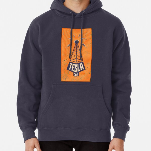 Nikola Tesla Power Coil Pullover Hoodie