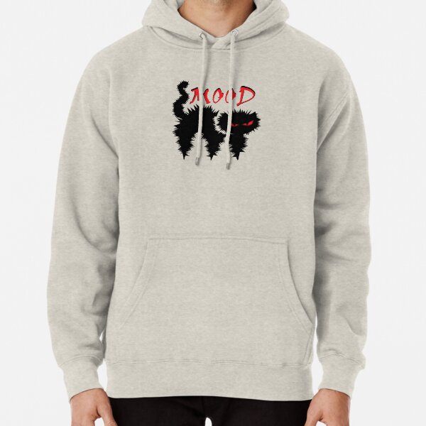 Angry Cat Mood Pullover Hoodie