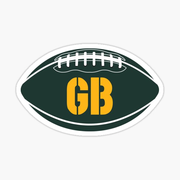 Green Bay Packers Football Design Sticker