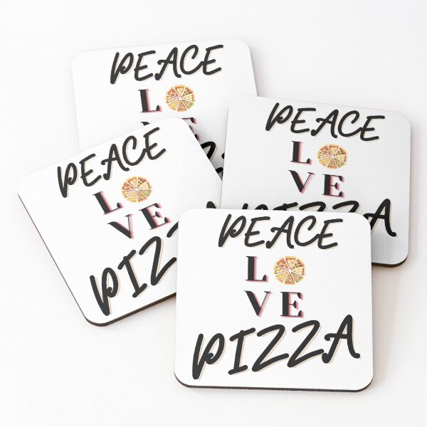 Item preview, Pizza...Peace and Love!! designed and sold by AmazingEcraft.