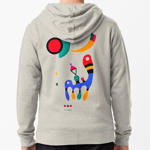 Kandinsky 1944 Composition | Kandinsky Fine Art w/ Signature Zipped Hoodie