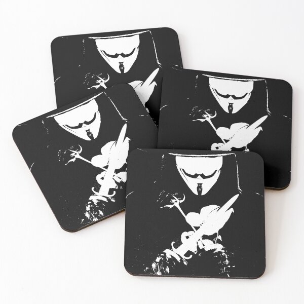 Item preview, V for Vendetta Ink Blot designed and sold by TheStrangeWorld.