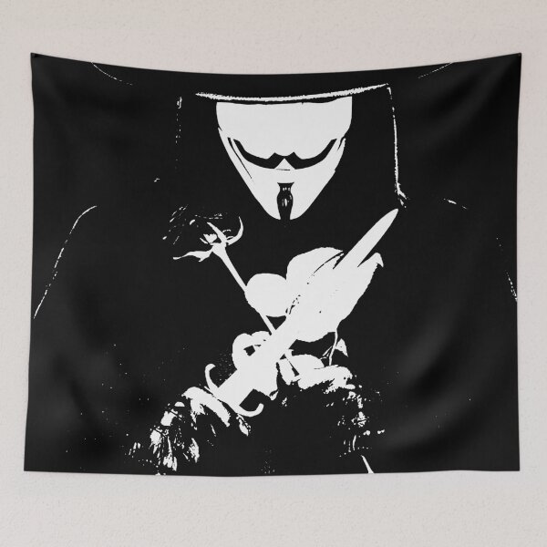 Item preview, V for Vendetta Ink Blot designed and sold by TheStrangeWorld.