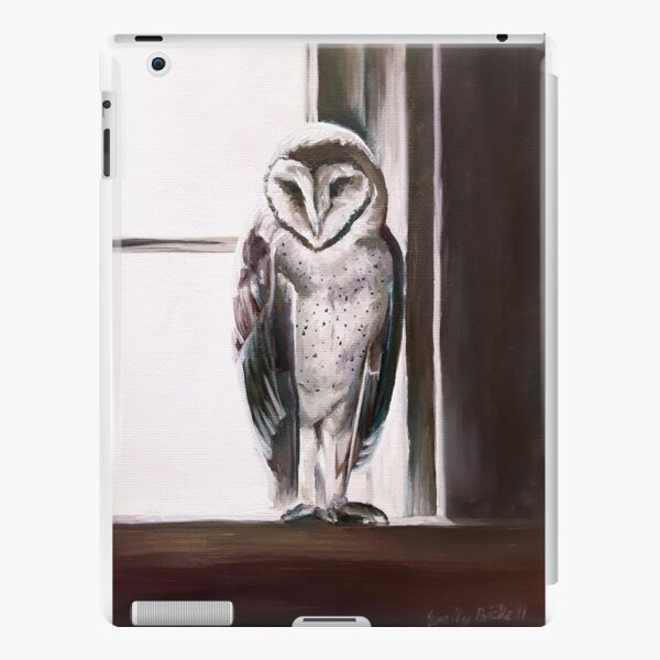 Purple Barn Owl painting iPad Snap Case