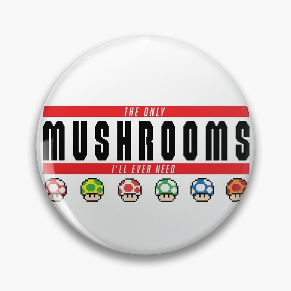 Item preview, Super Bros Mushrooms designed and sold by Nerd Ware.