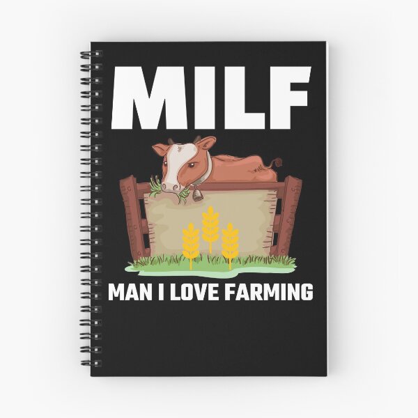 Item preview, Milf Man I Love Farming Funny Farming Cow designed and sold by Tatt-Hooligans.