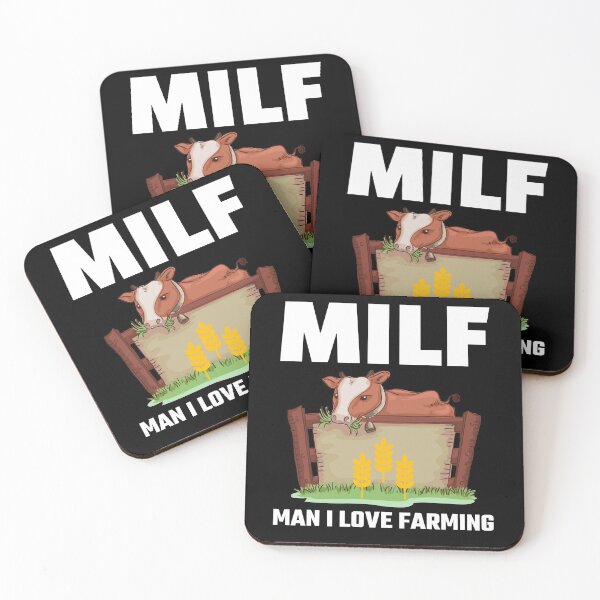 Item preview, Milf Man I Love Farming Funny Farming Cow designed and sold by Tatt-Hooligans.