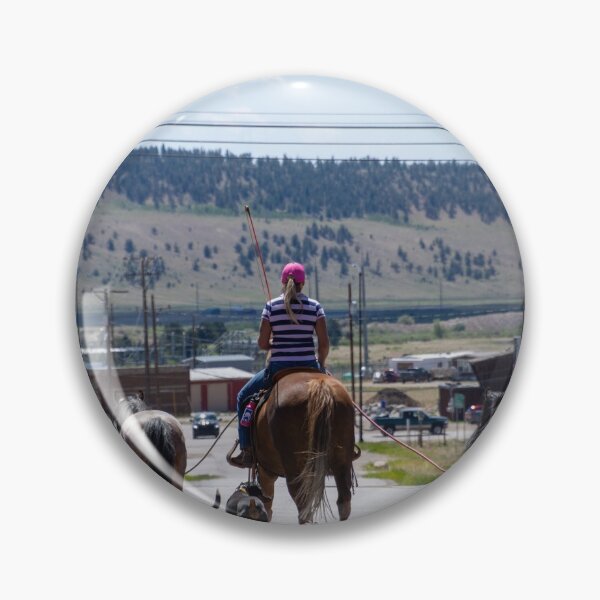 Item preview, Woman Riding Horse With 3 Dogs and 2 Horses designed and sold by photosbyalexis.