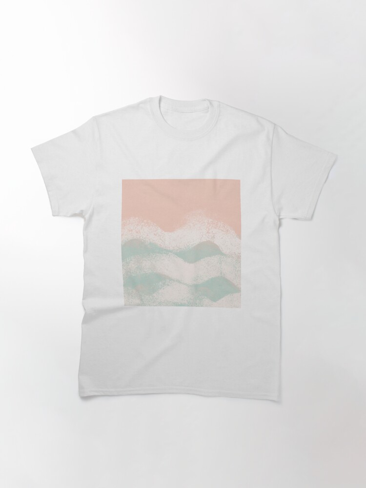 Alternate view of Turquoise Ocean Waves Classic T-Shirt