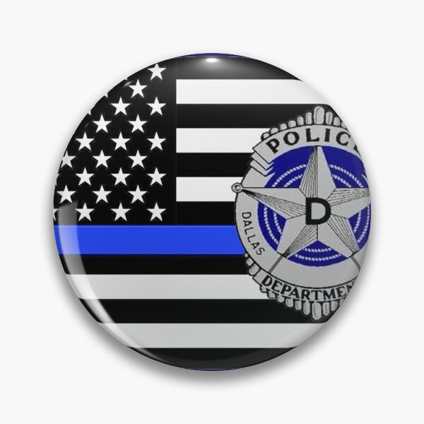Item preview, Dallas Police Blue Line Flag designed and sold by Lawrence Baird.