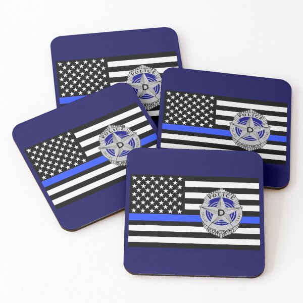 Item preview, Dallas Police Blue Line Flag designed and sold by Lawrence Baird.