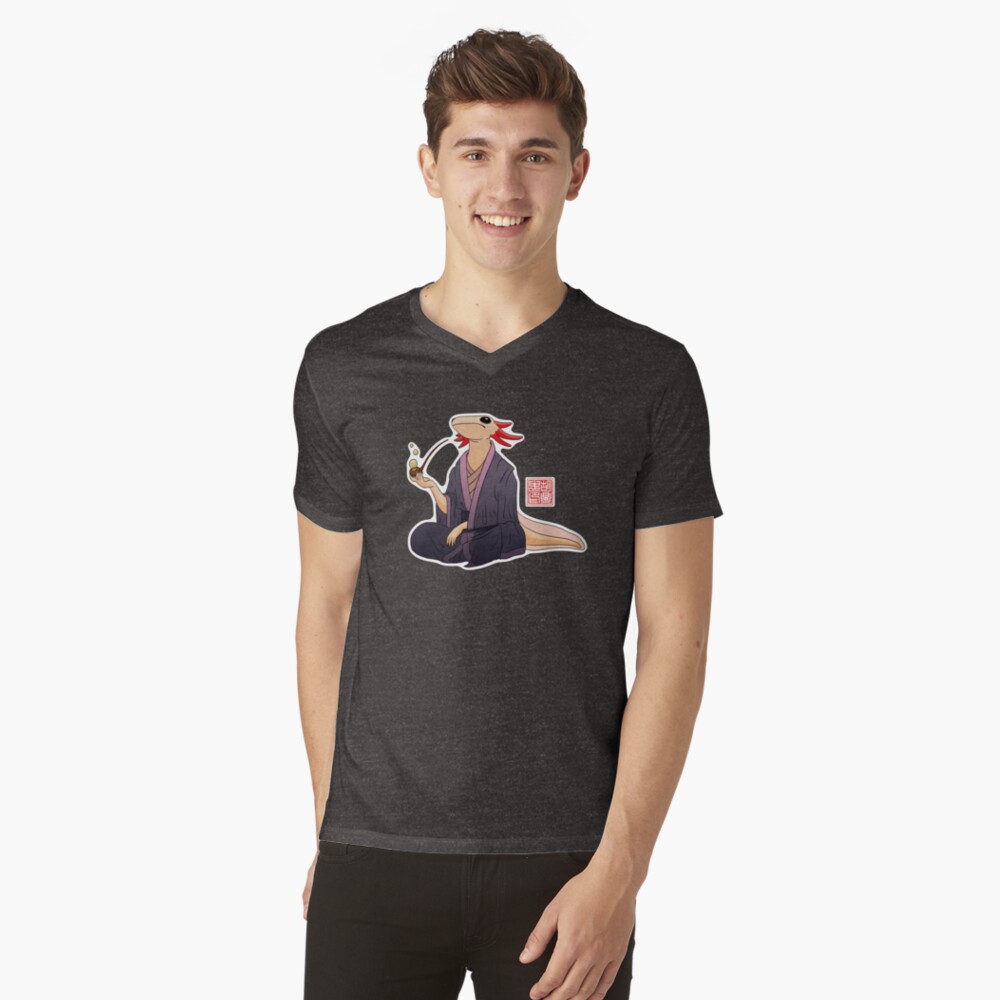 Item preview, V-Neck T-Shirt designed and sold by DingHuArt.