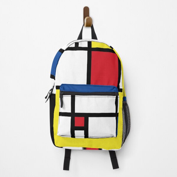 Vista previa del artículo con la obra «Mondrian Minimalist De Stijl Arte moderno Nueva obra abstracta», diseñado y vendido por shirtpress.