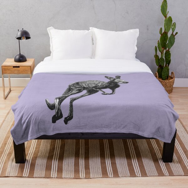 Johnny the Kangaroo Throw Blanket