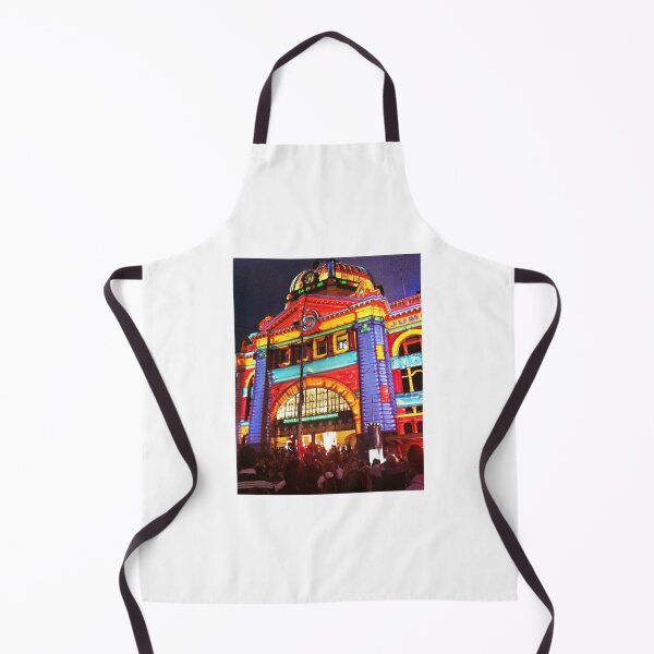 Item preview, WhiteNight Melbourne ~ Flinders Street Station designed and sold by Roz McQuillan Fine Art & Photography.