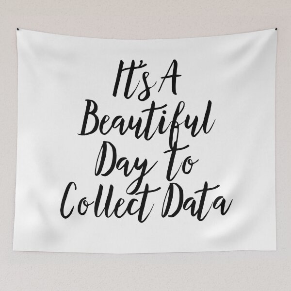 Item preview, It’s a beautiful day to collect data designed and sold by EvyStickersx.