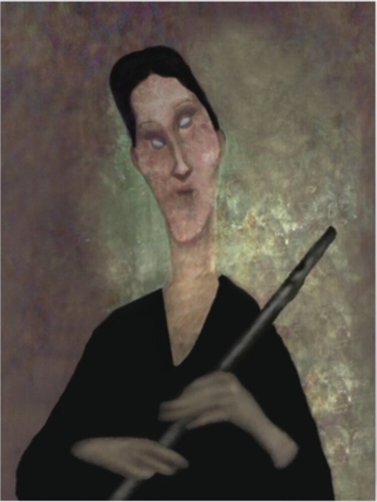 Disover Flute Lady Canvas