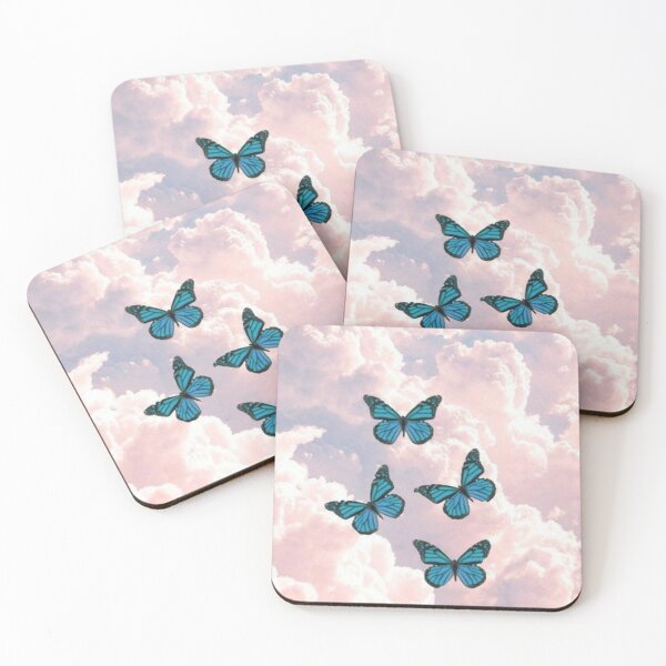 Item preview, butterflies & clouds designed and sold by sqftv.