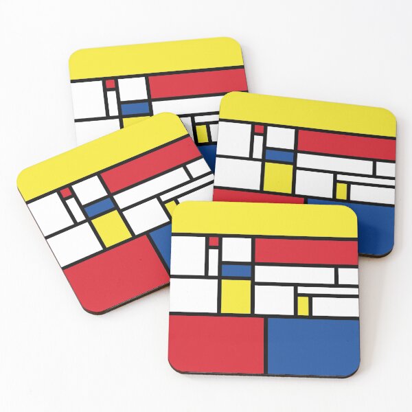 Item preview, Mondrian Minimalist Avant-Garde De Stijl Modern Art Abstract  designed and sold by shirtpress.