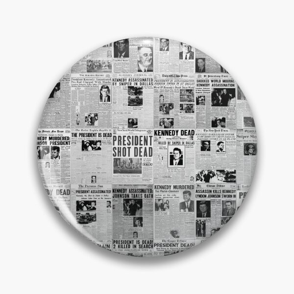 Item preview, Kennedy Assassination Headlines designed and sold by Montage-Madness.