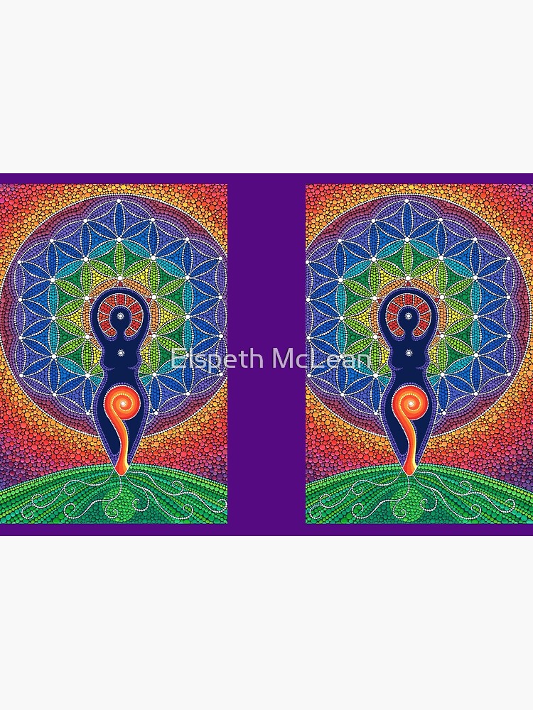 Thumbnail 3 of 3, Hardcover Journal, Goddess of the World designed and sold by Elspeth McLean.