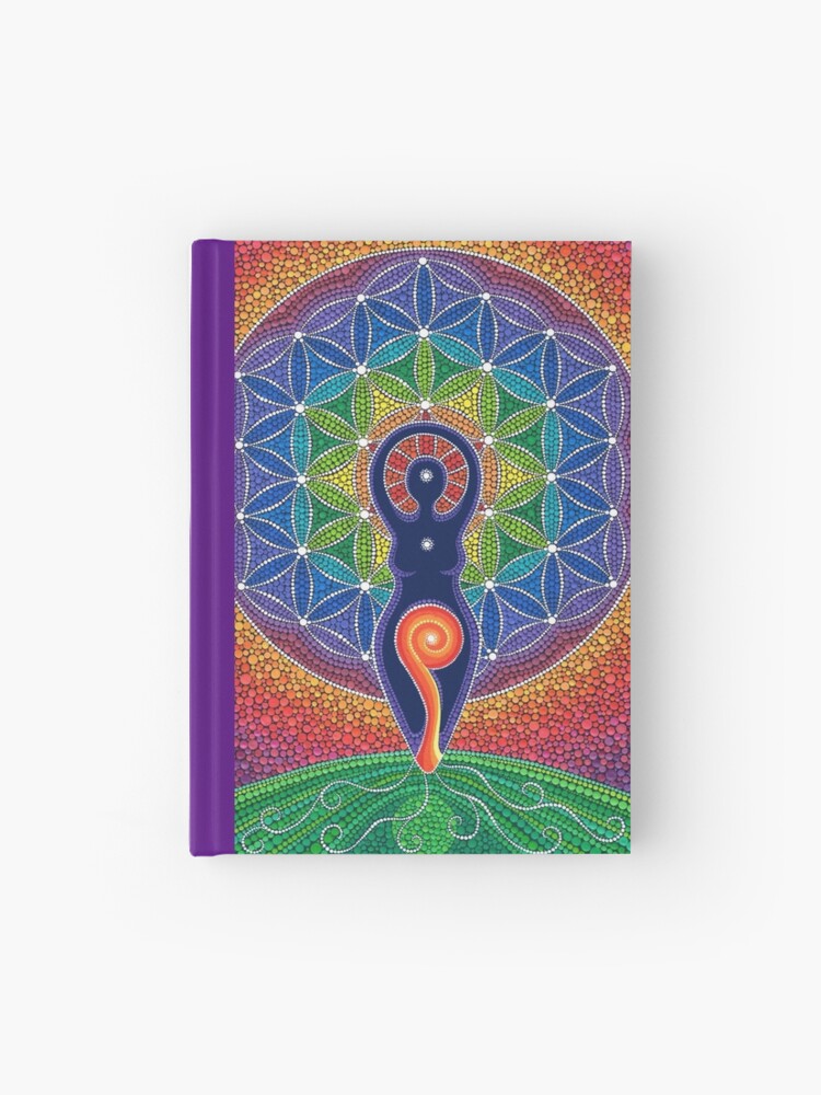 Thumbnail 1 of 3, Hardcover Journal, Goddess of the World designed and sold by Elspeth McLean.