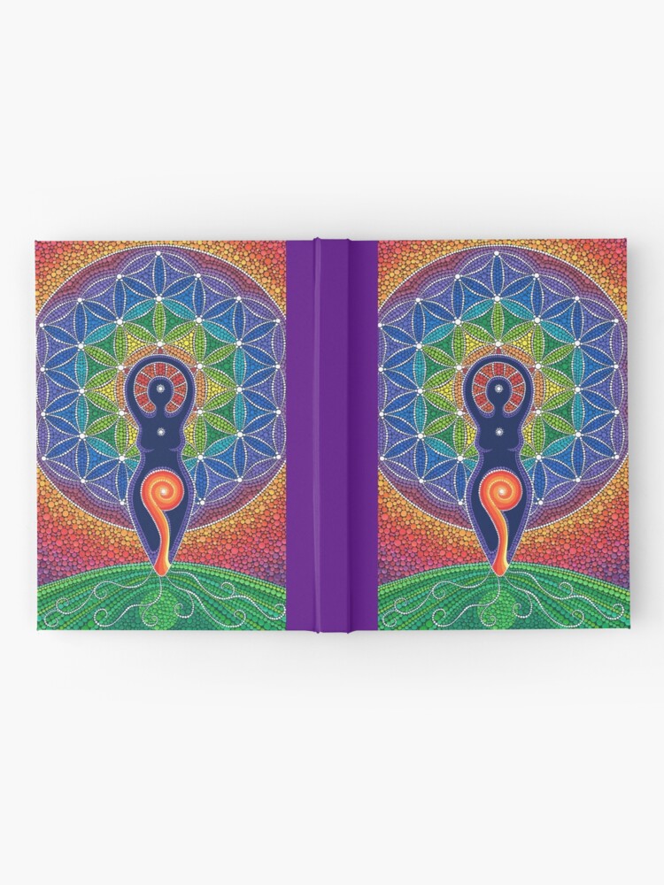 Thumbnail 2 of 3, Hardcover Journal, Goddess of the World designed and sold by Elspeth McLean.