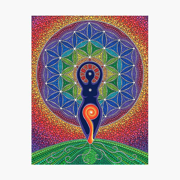 Goddess of the World Photographic Print