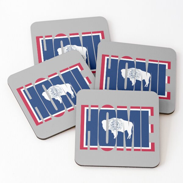 Item preview, Wyoming Home - State Flag designed and sold by DonDota.