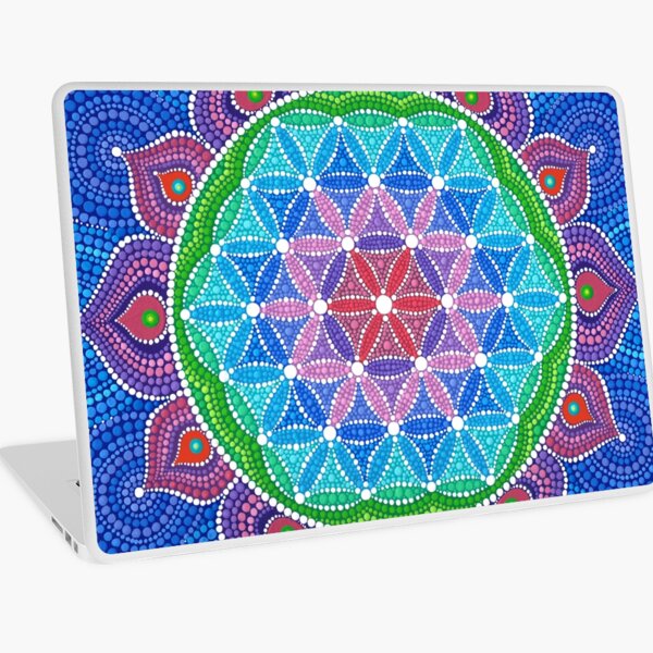 Divine Lotus Mandala Laptop Skin
