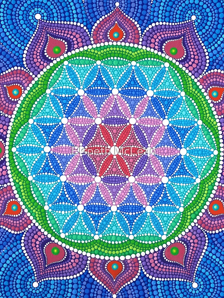 Divine Lotus Mandala by ElspethMcLean