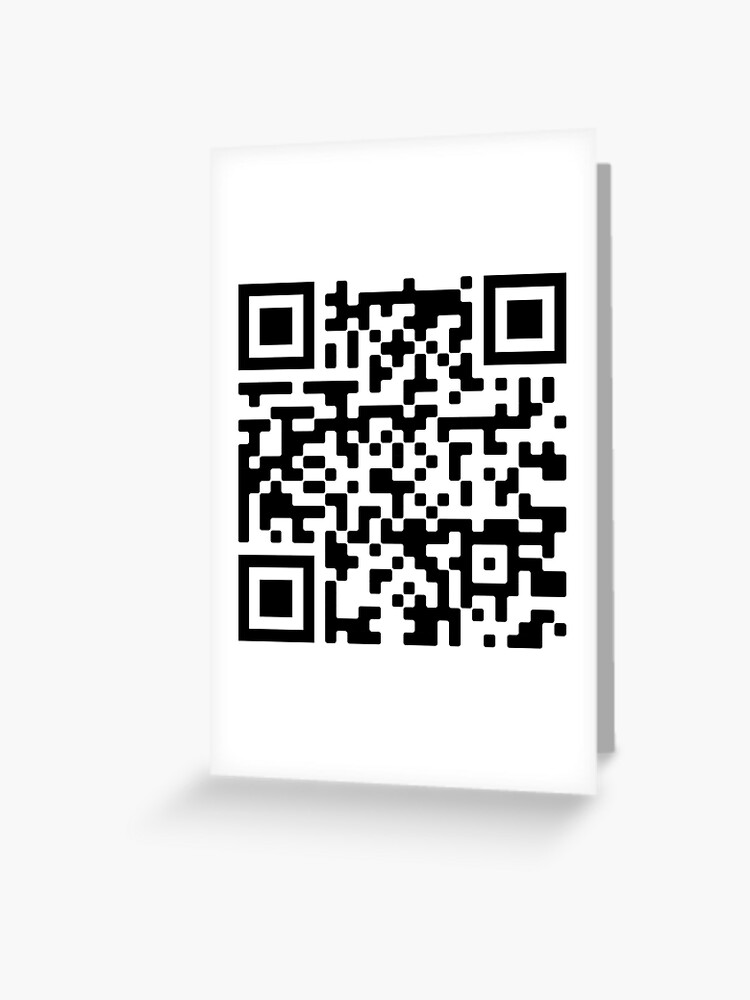 Bill Nye Theme Qr Code Greeting Card By Pilotsketch Redbubble - bill nye science guy roblox id
