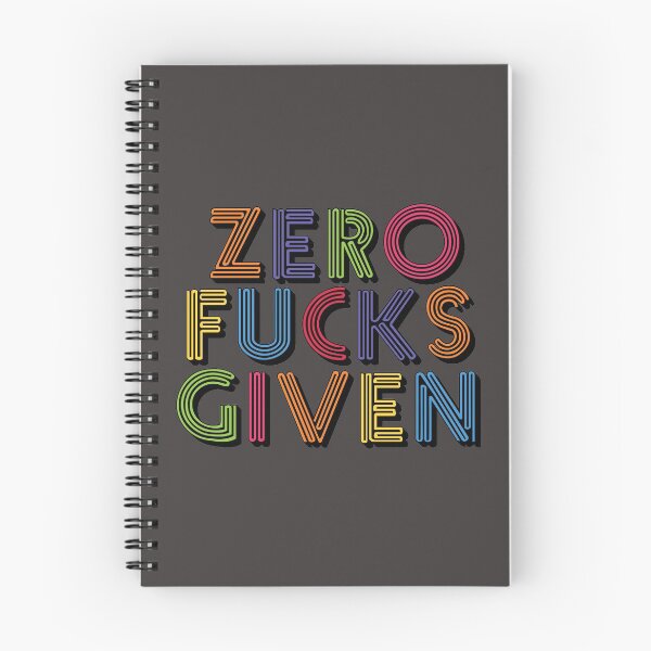 Item preview, Zero Fucks Given Text designed and sold by ABulgov.