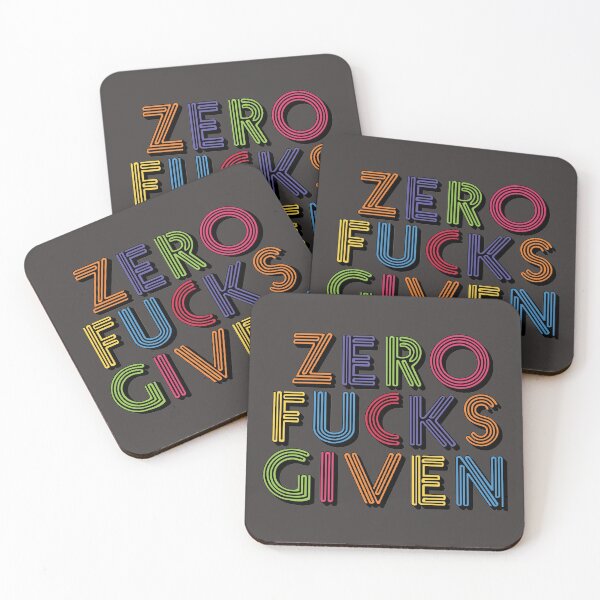 Item preview, Zero Fucks Given Text designed and sold by ABulgov.