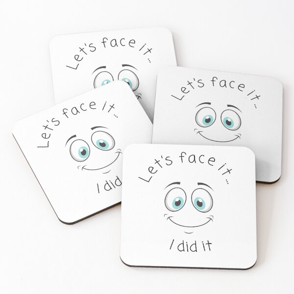 Item preview, Let's Face It...I Did It - Children's Humour designed and sold by CheckOutOz.