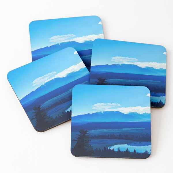 Item preview, Abstract mountain scene designed and sold by CanadianWild418.