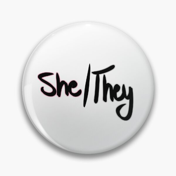 Item preview, She/They designed and sold by LEWBunnii.