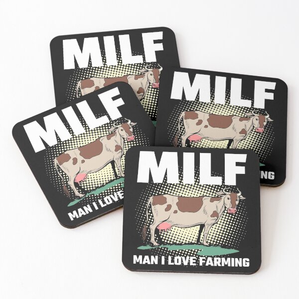 Item preview, Milf Man I Love Farming Funny Farming Cow designed and sold by Tatt-Hooligans.