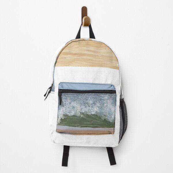 Item preview, Impressionist style wave on a beach designed and sold by Something Arty.