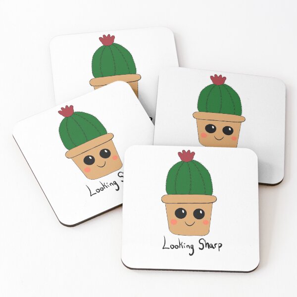 Item preview, Smiling Cactus that says Looking Sharp designed and sold by kenzikreations.