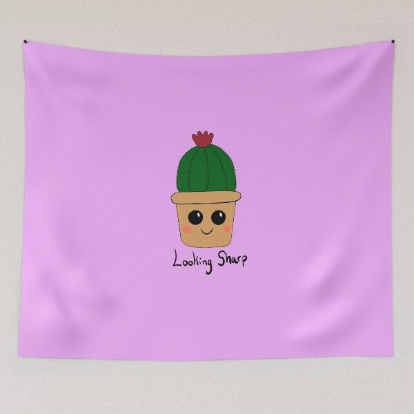 Item preview, Smiling Cactus that says Looking Sharp designed and sold by kenzikreations.