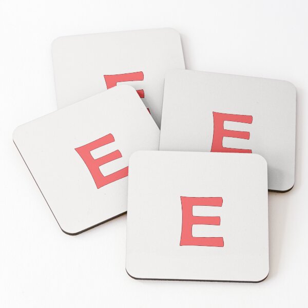 Item preview, letter e red designed and sold by ZiphGames.