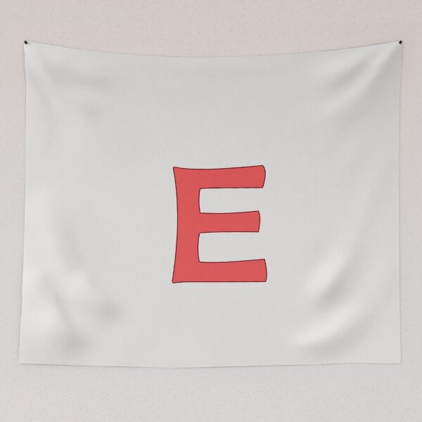 Item preview, letter e red designed and sold by ZiphGames.